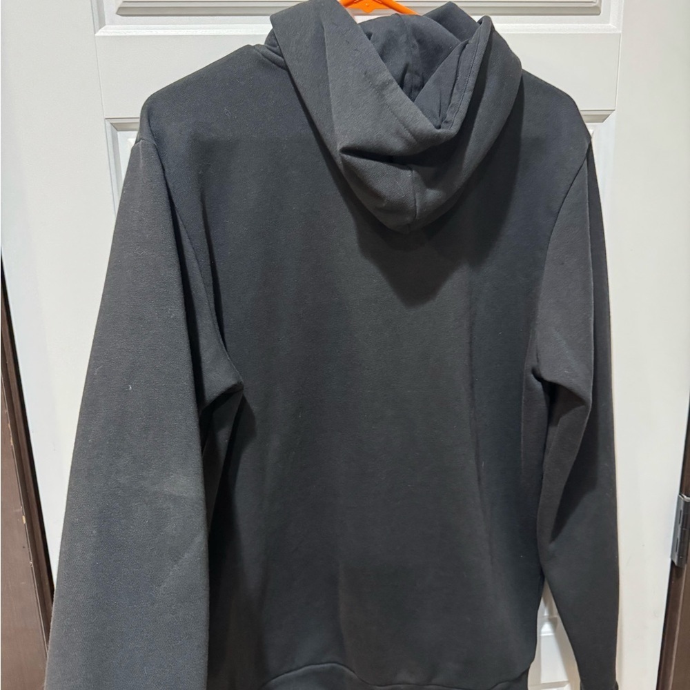 Adidas Black and White Logo Hoodie - Picture 4 of 4